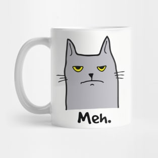 Meh Cat with an attitude Mug